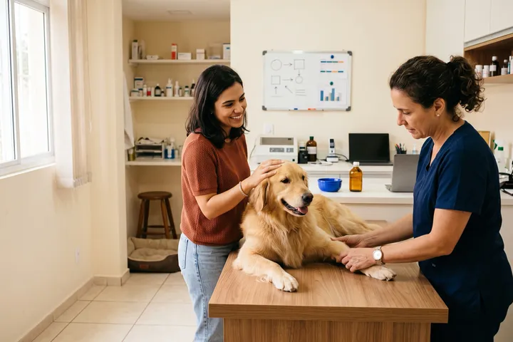 Clínica veterinária (caso de demonstração)